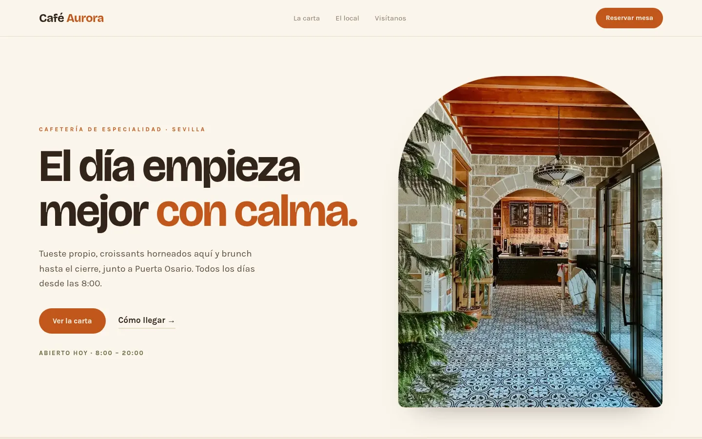 Aurora — Cafetería · Sevilla
